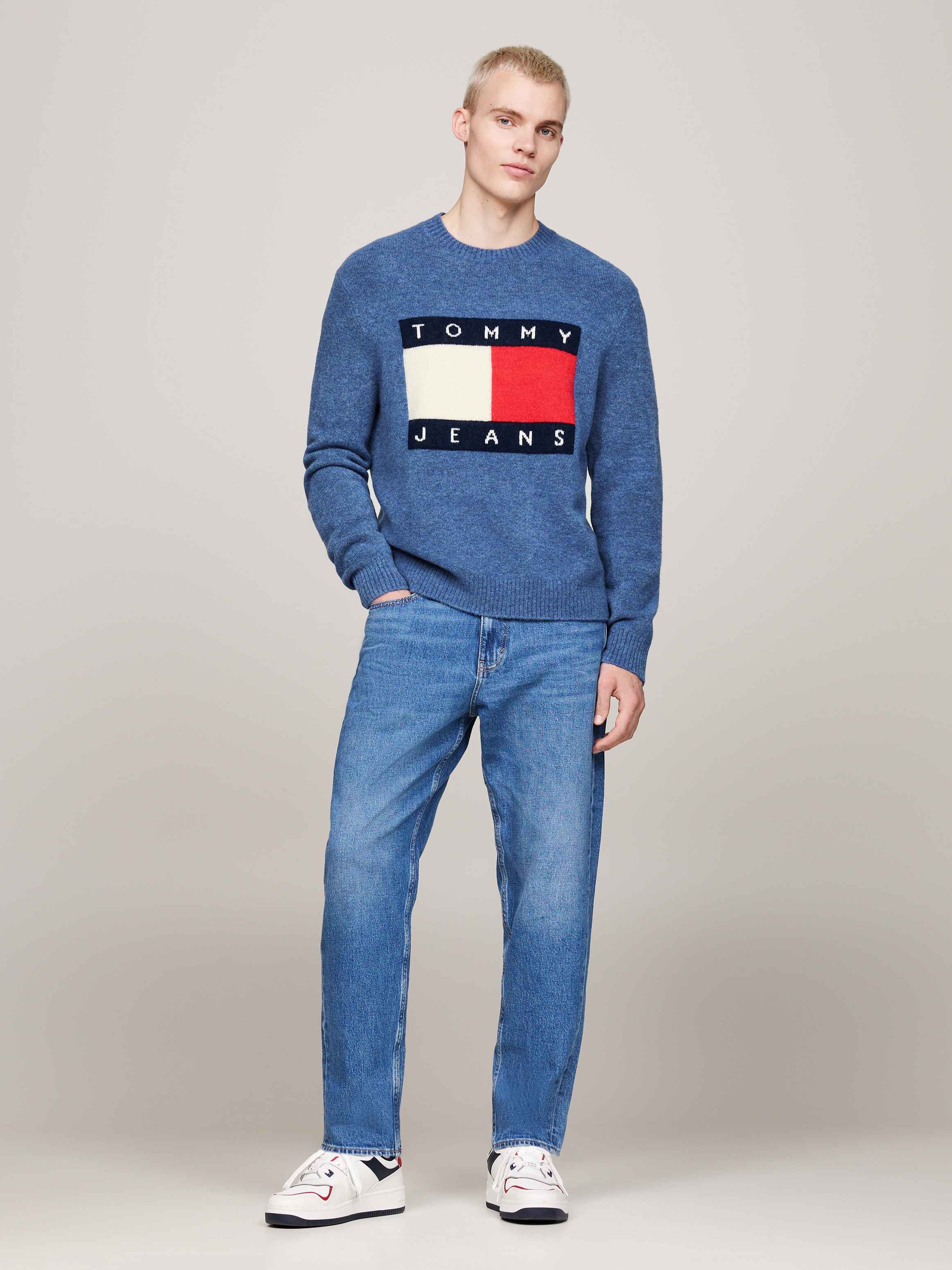 TJM REG MELANGE FLAG SWEATER