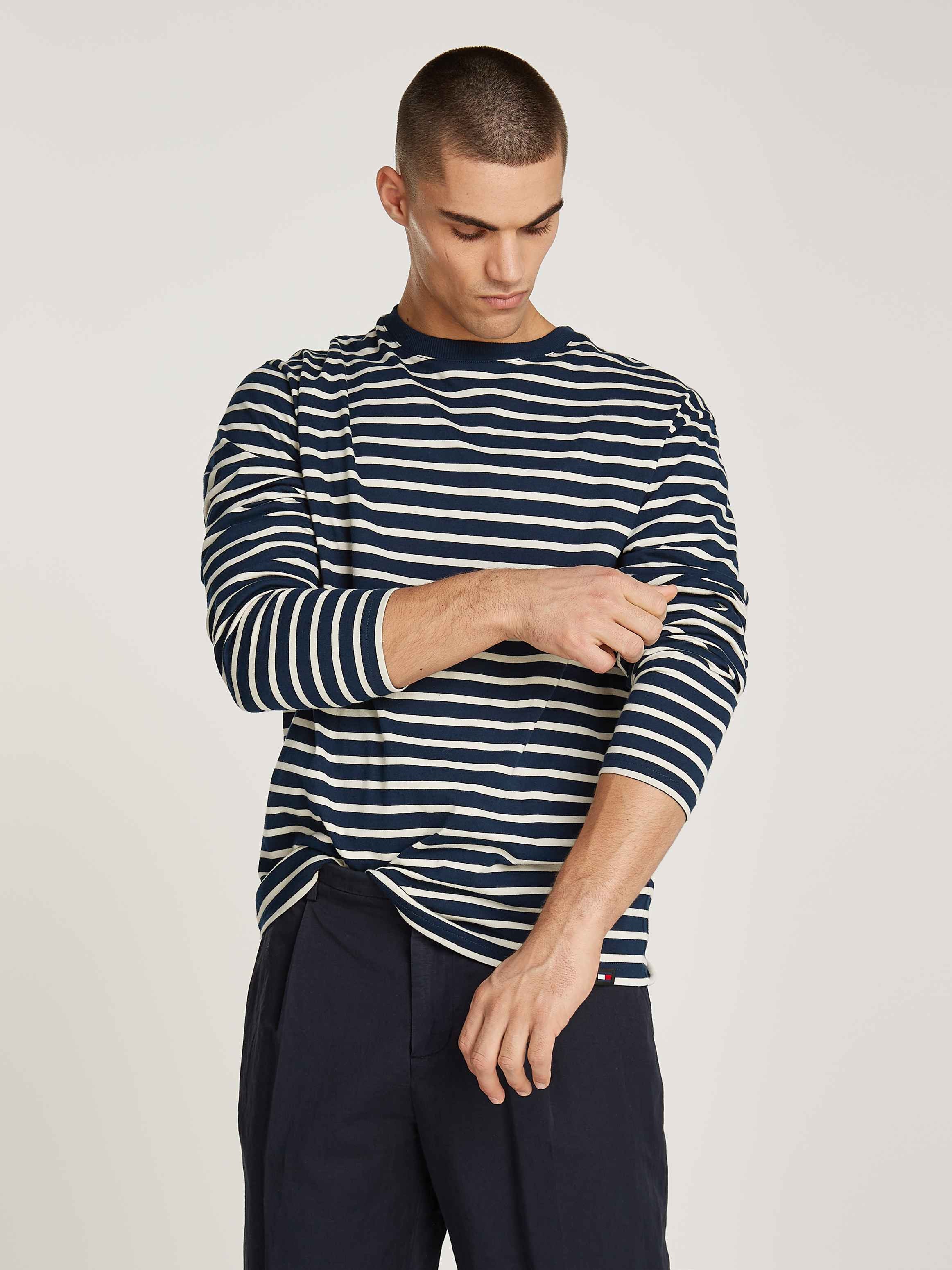 TJM REG BRETON STRIPE TEE