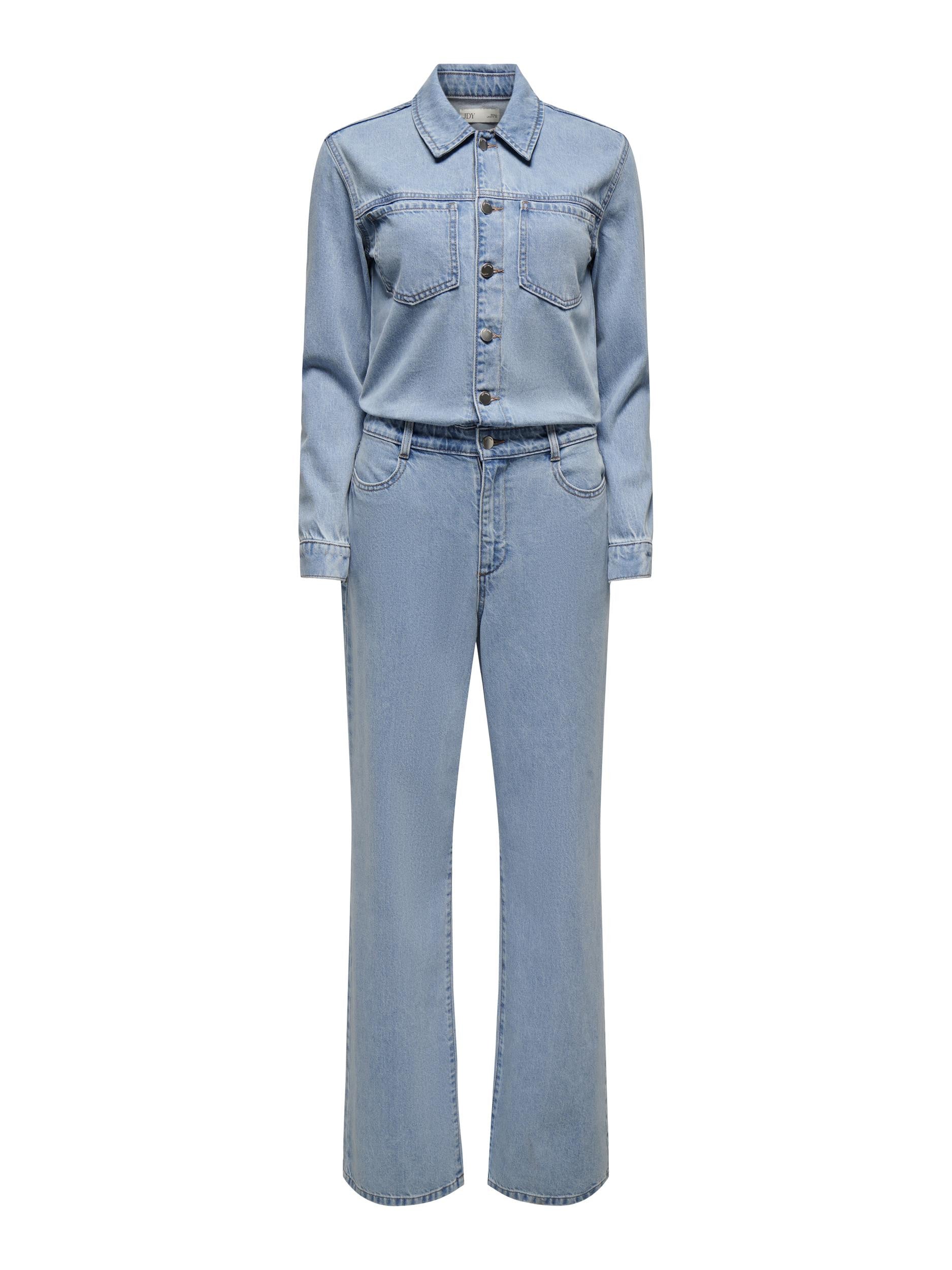 JDYVIGGA LS BUTTON  DENIM JUMPSUIT DNM