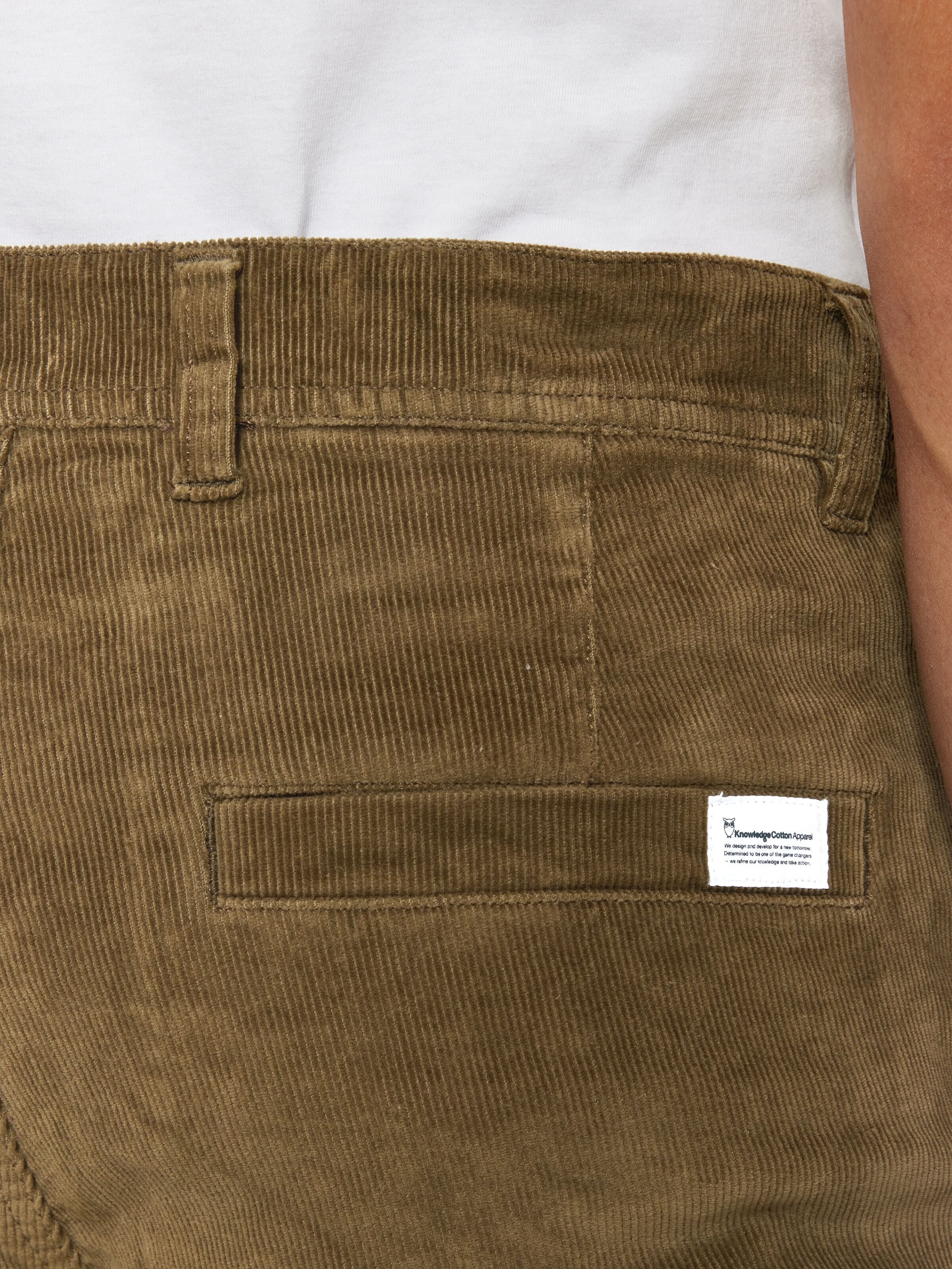 14 wales CHUCK regular corduroy chino pants - GOTS/Vegan