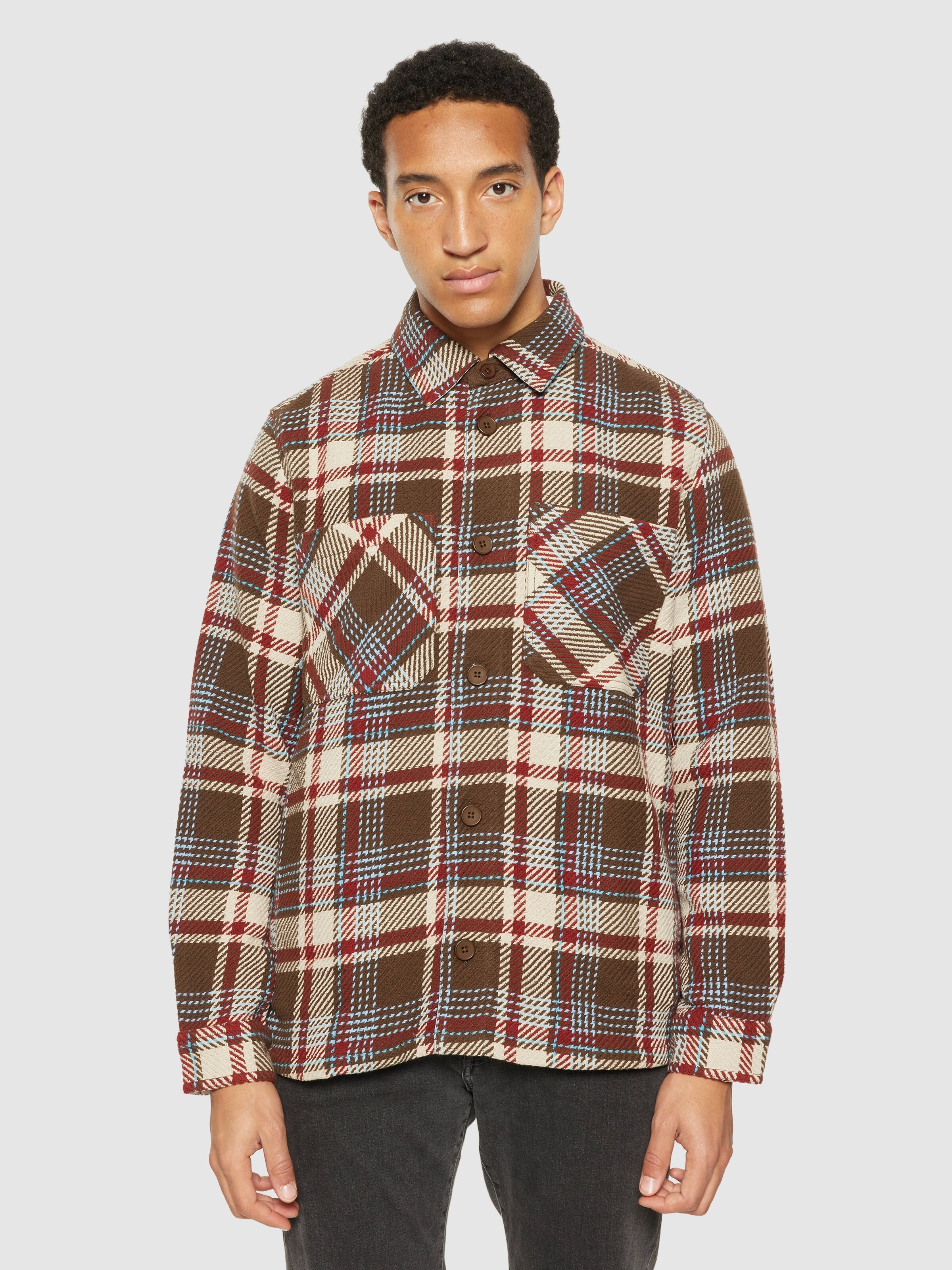 Checked overshirt - GOTS/Vegan