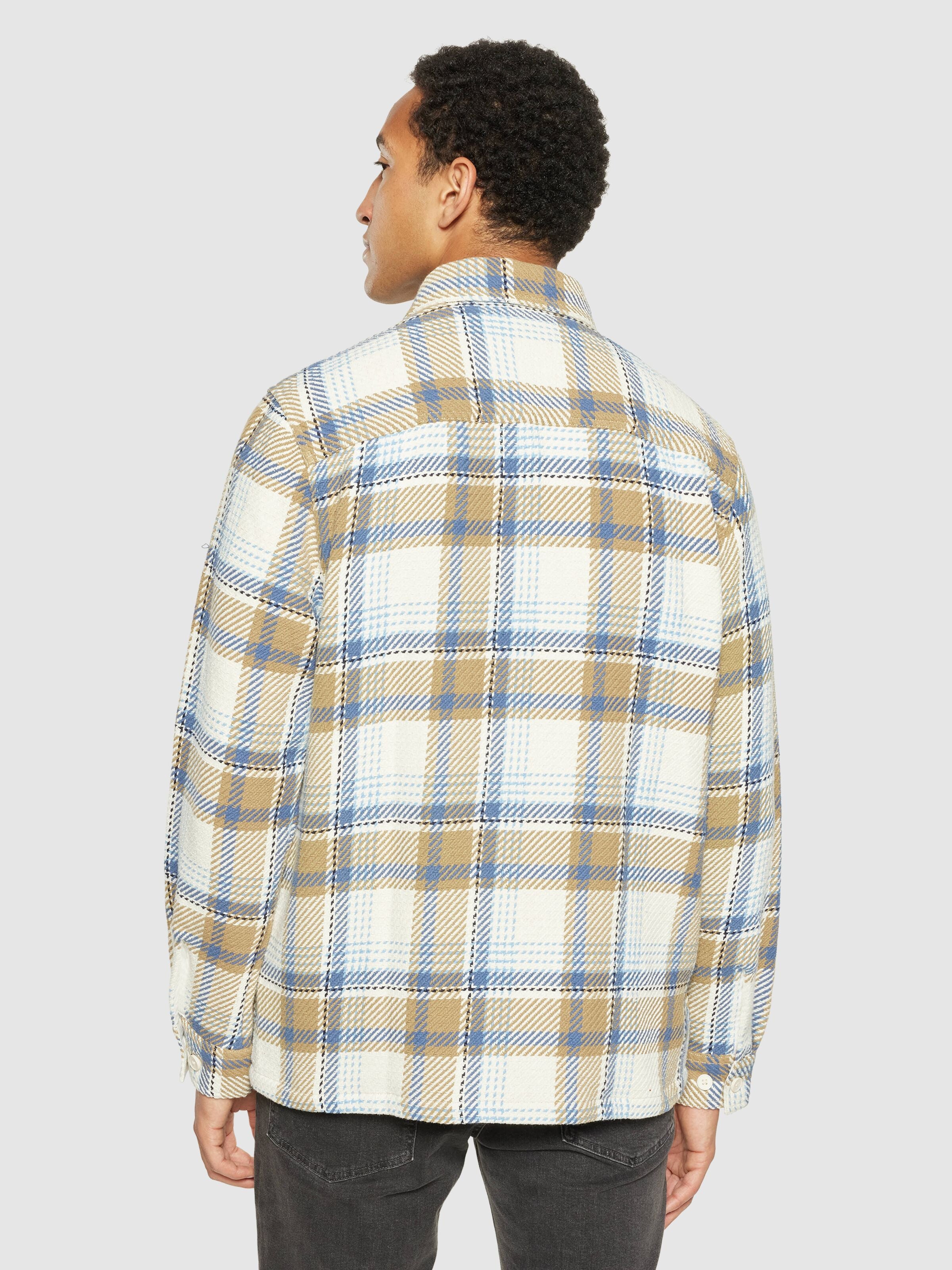 Checked overshirt - GOTS/Vegan