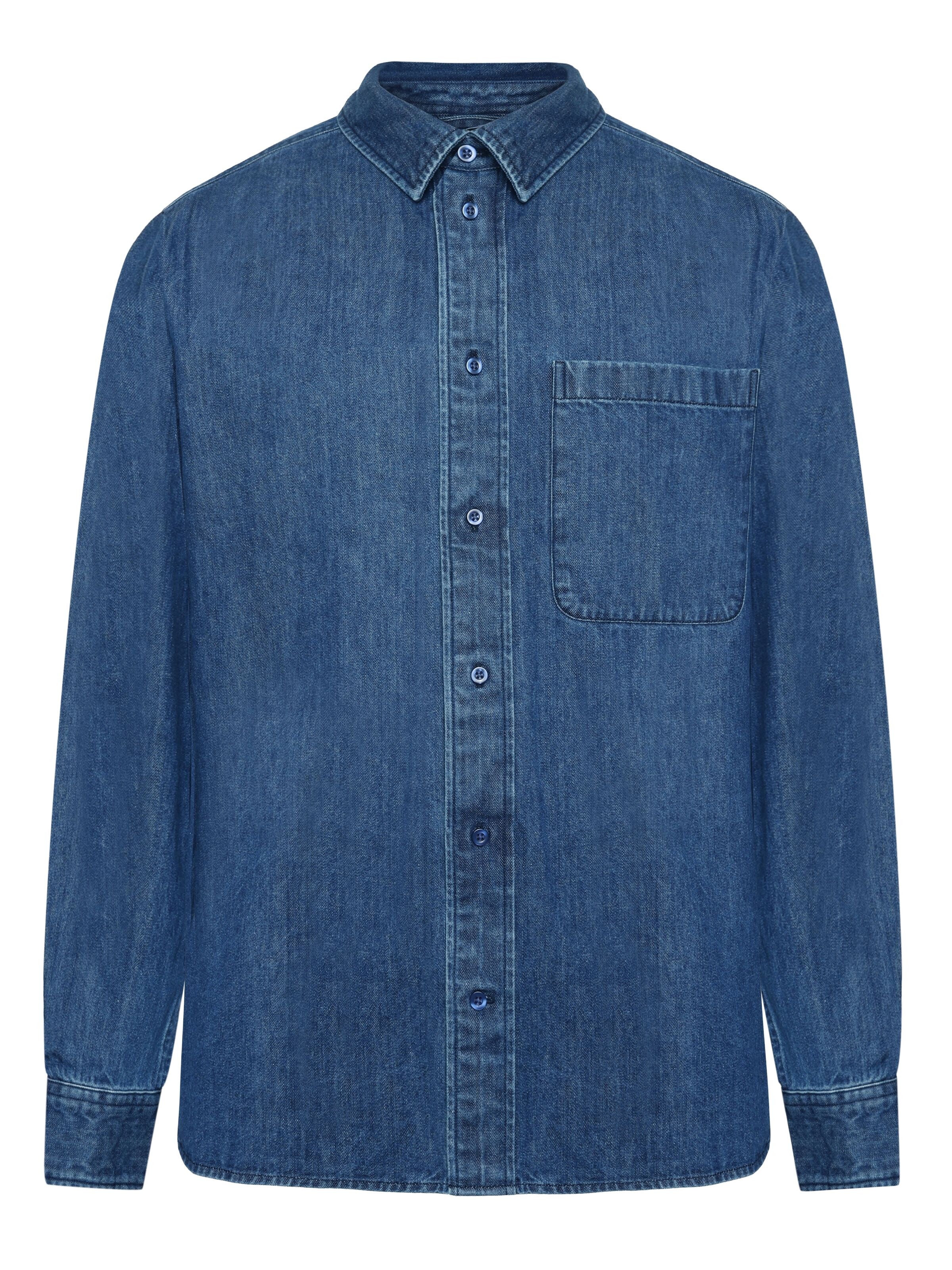 Loose denim shirt - GOTS/Vegan