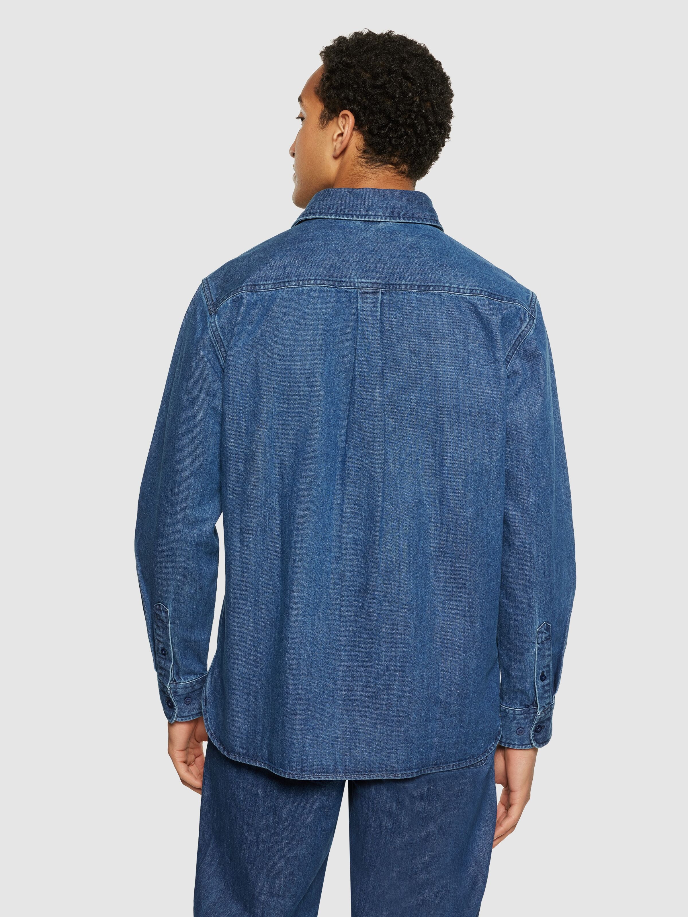 Loose denim shirt - GOTS/Vegan