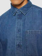 Loose denim shirt - GOTS/Vegan