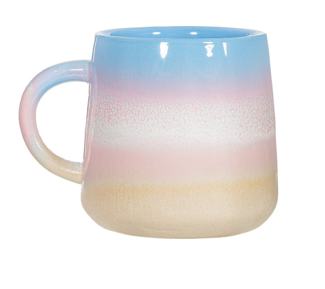 Pastel ombre mug blue/pink