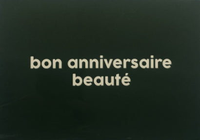 Carte bon anniversaire beauté