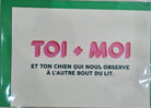 Carte toi + moi et ton chien