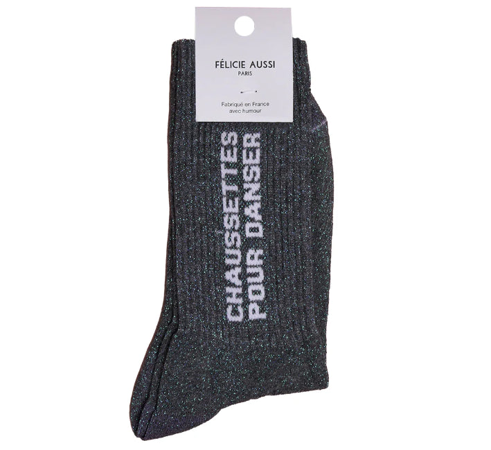 Chaussettes pour danser paillettes