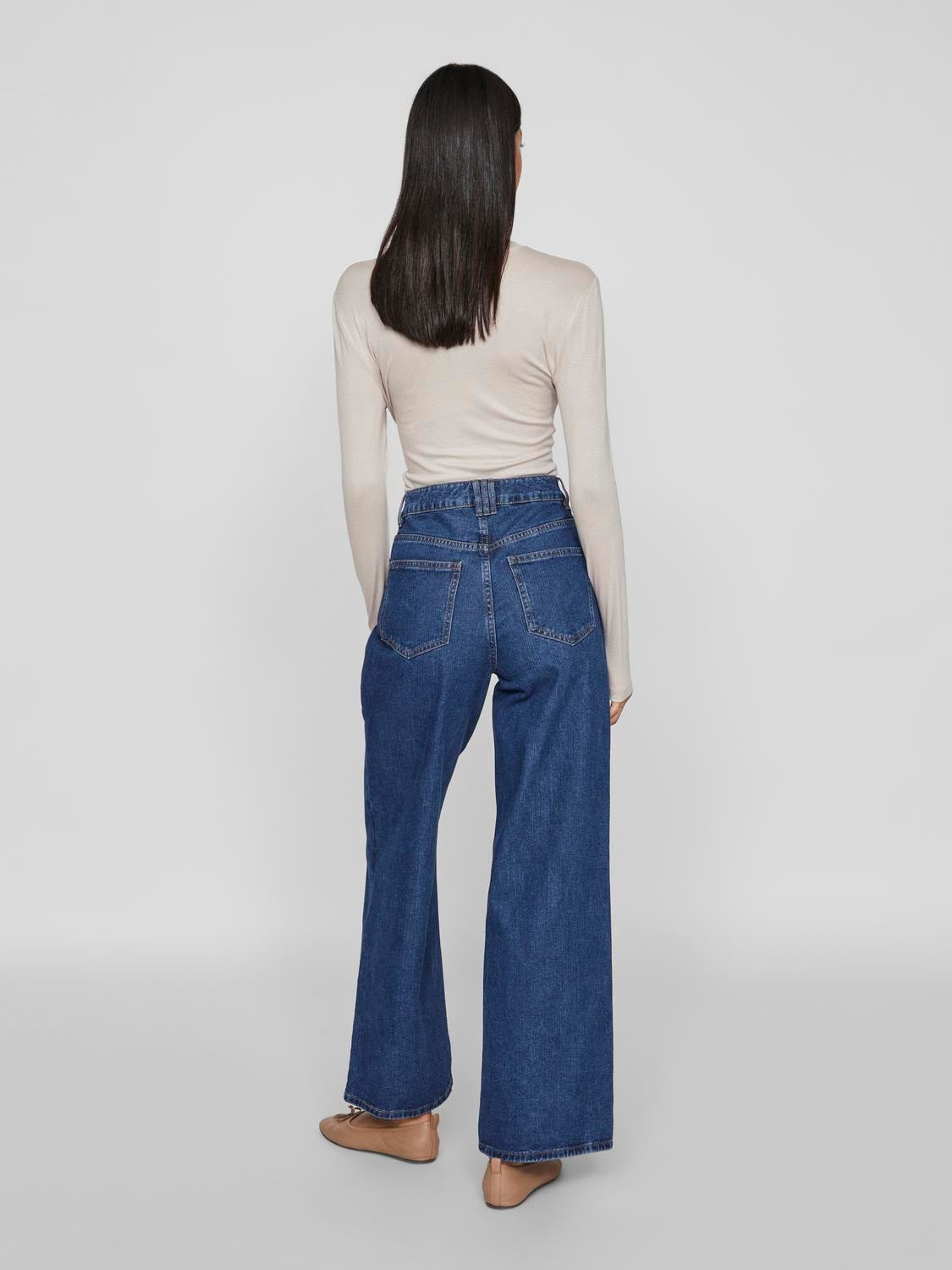 VICARLA HW WIDE JEANS CA MBD06