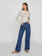 VICARLA HW WIDE JEANS CA MBD06