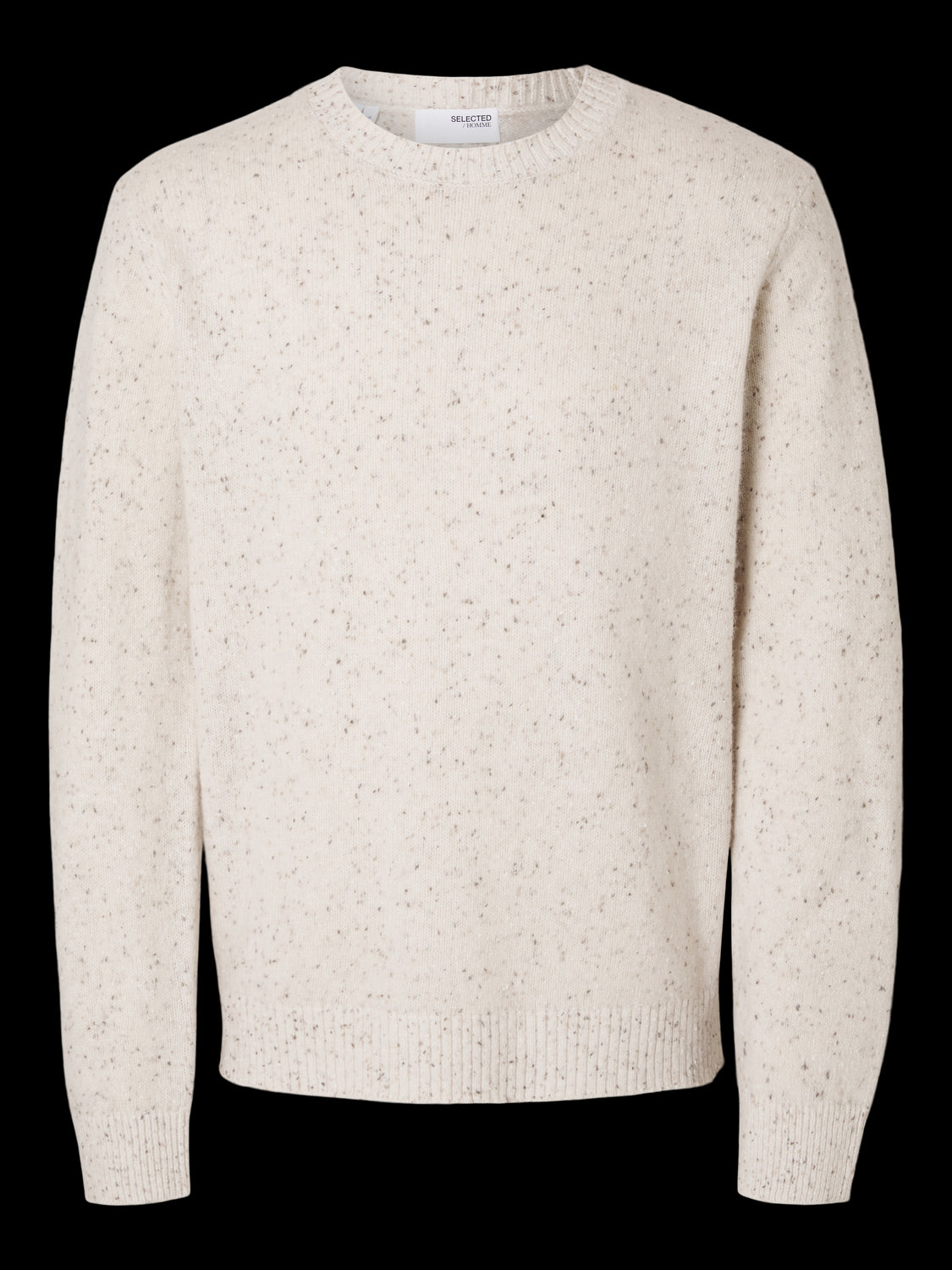 SLHNEIL LS KNIT NEPS CREW NECK