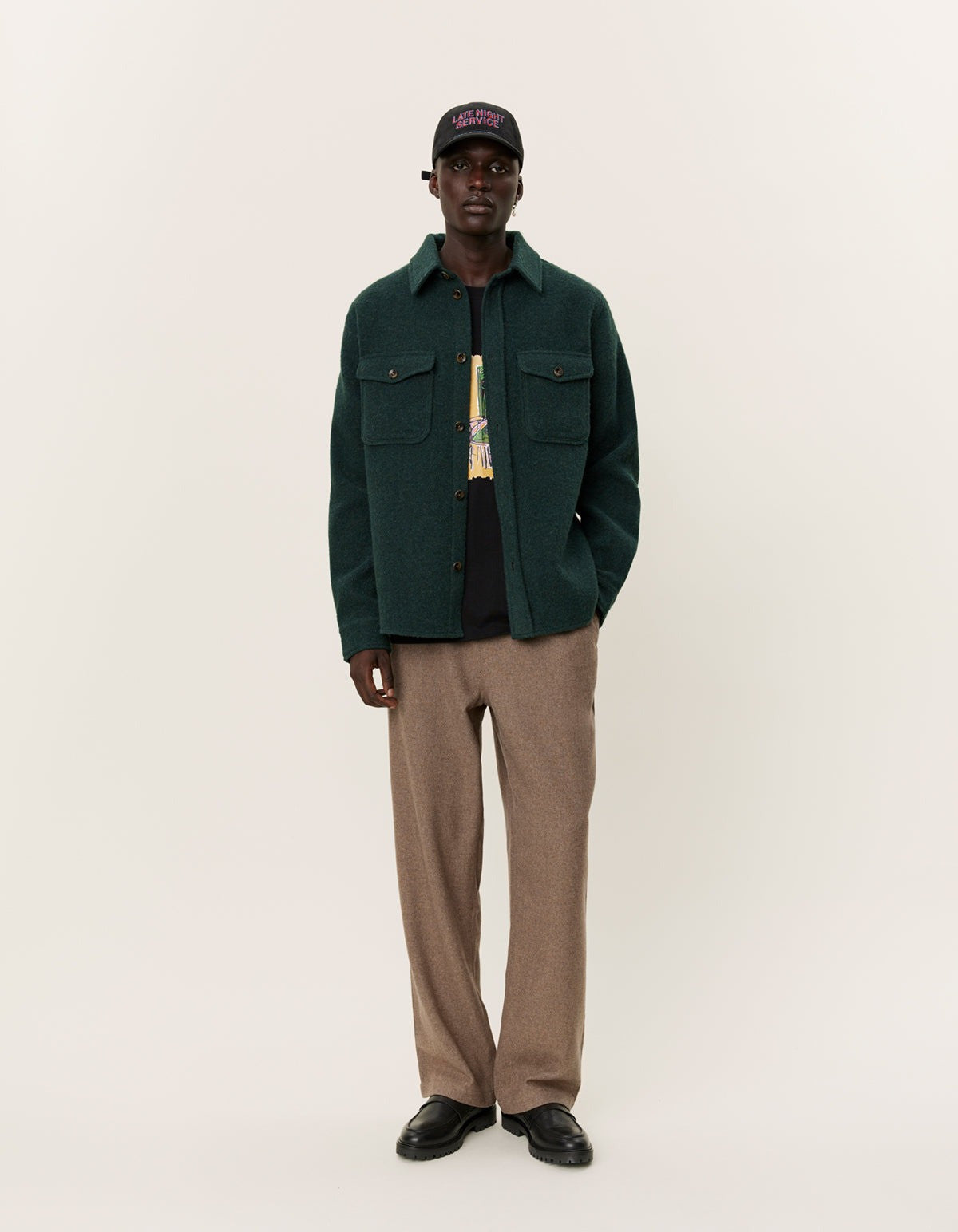 Lennon Bouclé Overshirt