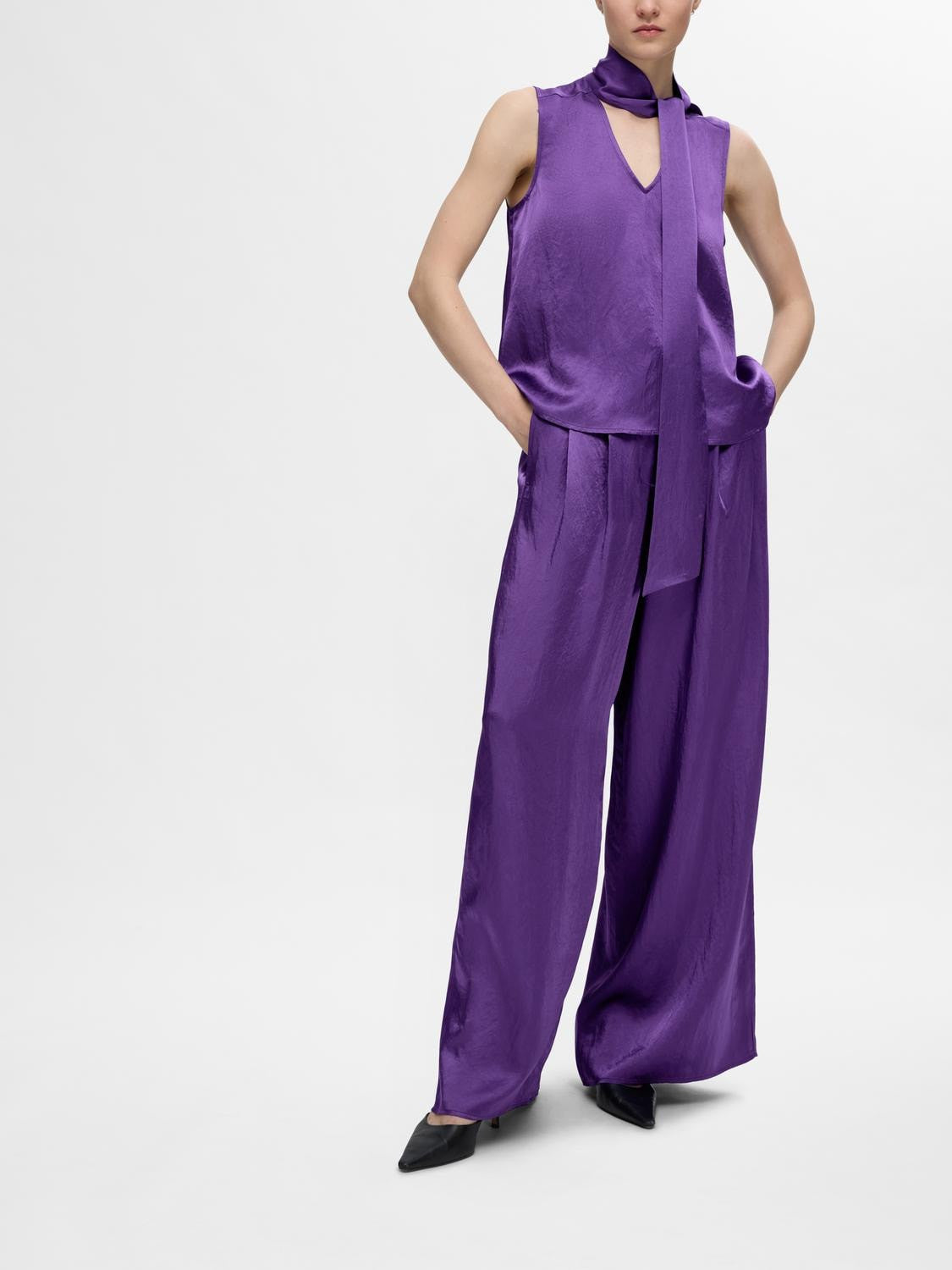 SLFSELENE HW WIDE PANT B