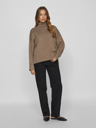 VIOSTRIA ROLLNECK L/S KNIT TOP-NOOS