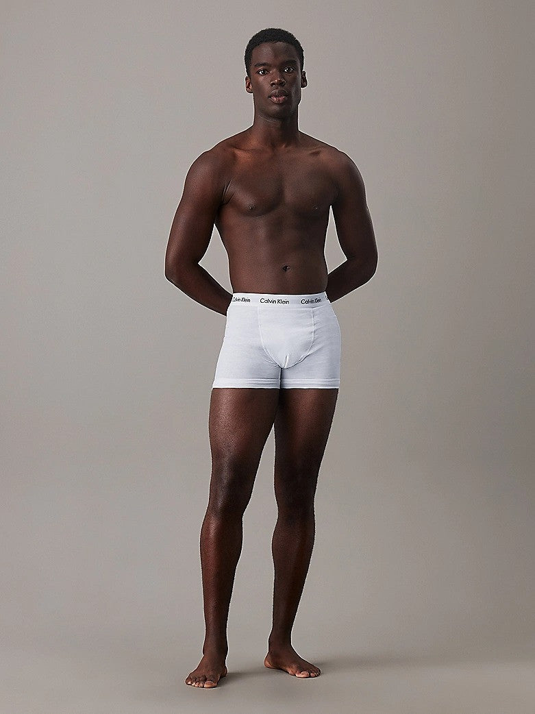 Lot de 3 boxers - Cotton Stretch BLANC