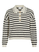 VIMALFINE L/S POLO KNIT TOP