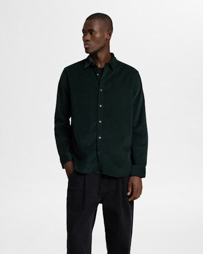 SLHREGOWEN-CORD SHIRT LS NOOS