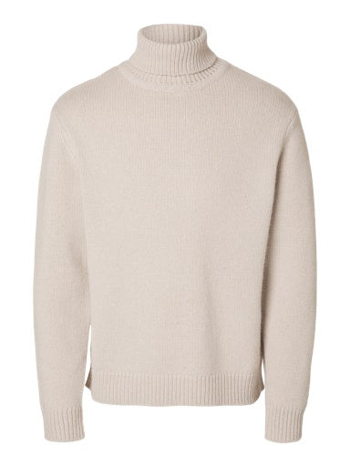 SLHCODY LS KNIT RELAXED ROLL NECK