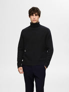 SLHCODY LS KNIT RELAXED ROLL NECK