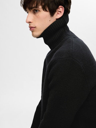 SLHCODY LS KNIT RELAXED ROLL NECK