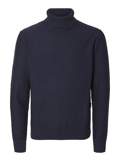 SLHAXEL LS KNIT ROLL NECK NOOS