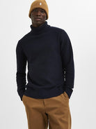 SLHAXEL LS KNIT ROLL NECK NOOS