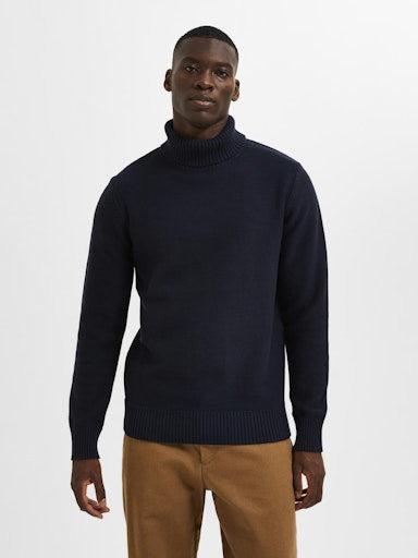 SLHAXEL LS KNIT ROLL NECK NOOS