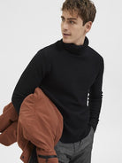 SLHAXEL LS KNIT ROLL NECK NOOS