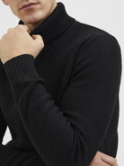 SLHAXEL LS KNIT ROLL NECK NOOS