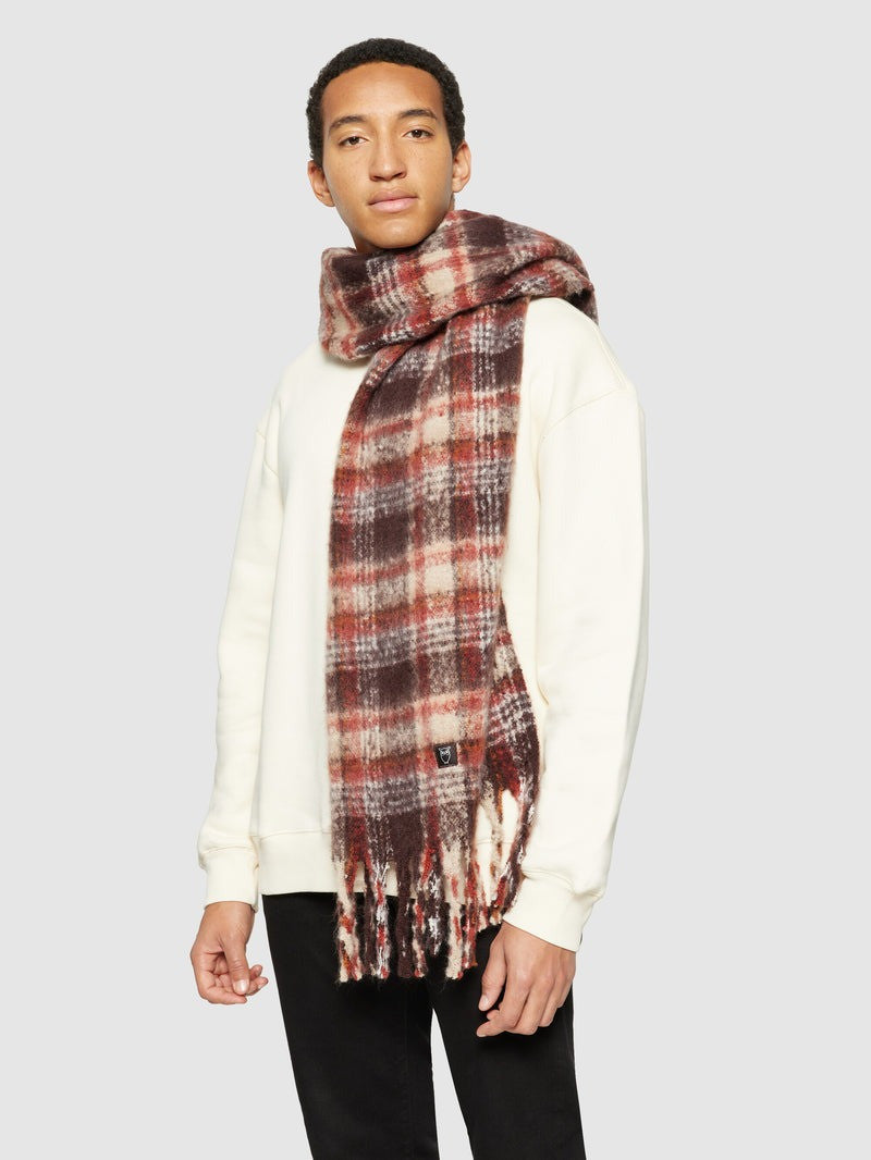 Checked scarf - GRS/Vegan