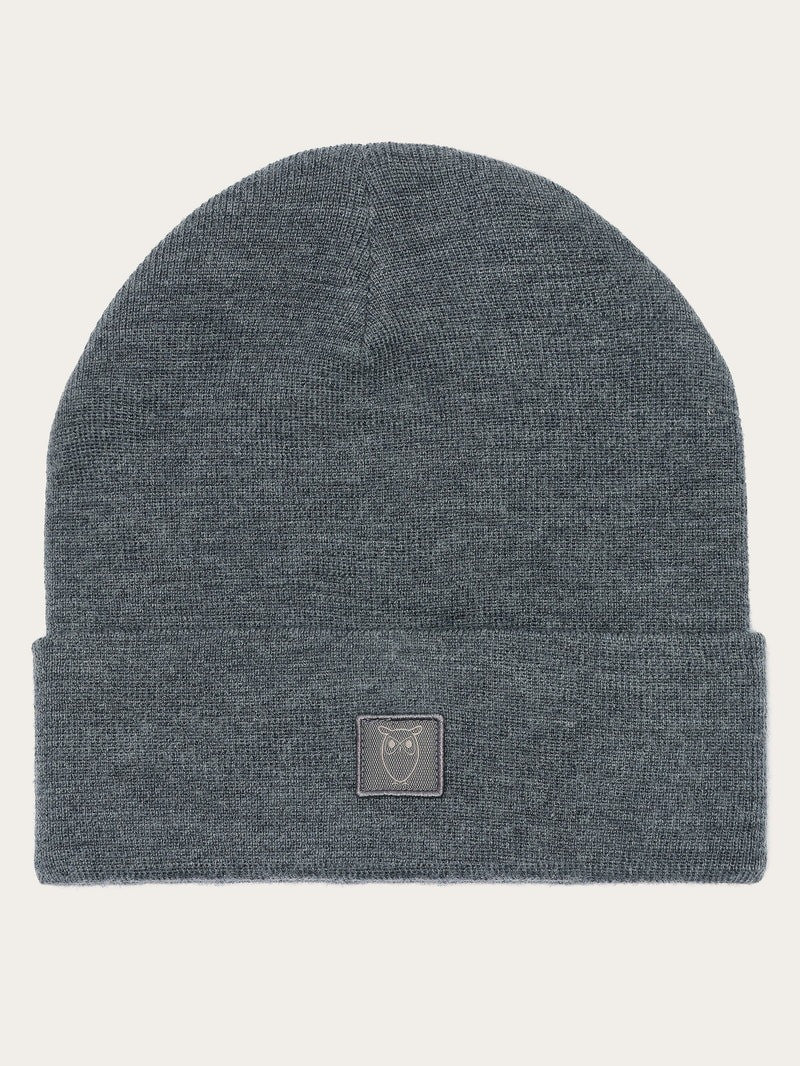 Double layer wool beanie - RWS