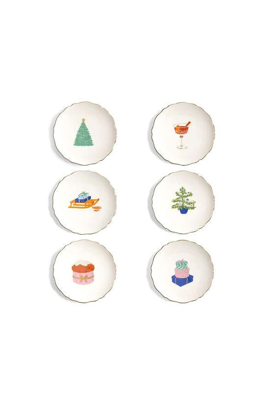 Plate feast set of 6