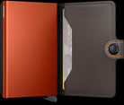 Miniwallet Matte Truffle/orange