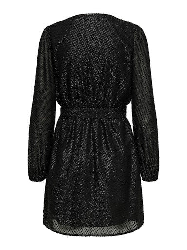 JDYROXY L/S V-NECK WRAP DRESS WVN