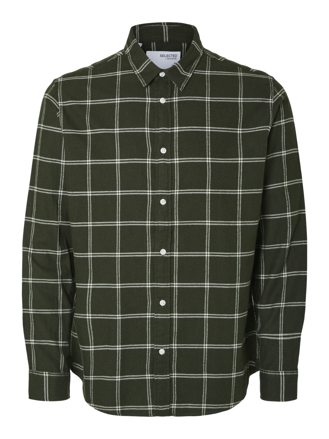 SLHSLIMOWEN-BRUSHED SHIRT LS NOOS