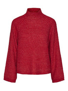 PCNELL LS HIGH NECK KNIT NOOS