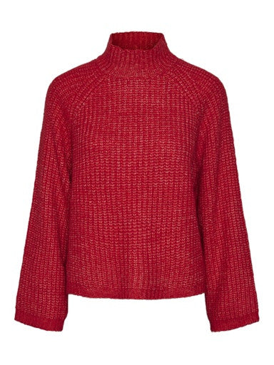 PCNELL LS HIGH NECK KNIT NOOS