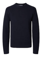 SLHTHEO LS KNIT STRUCTURE CREW NECK