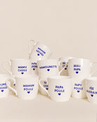 Le mug Mamie - message au choix - bleu