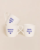 Le mug Papy - message au choix - bleu