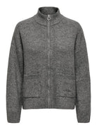 JDYANA LIFE L/S ZIP POCKET CARDIGAN KNT