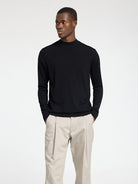 SLHTRAY LS KNIT MERINO MOCK NECK NOOS