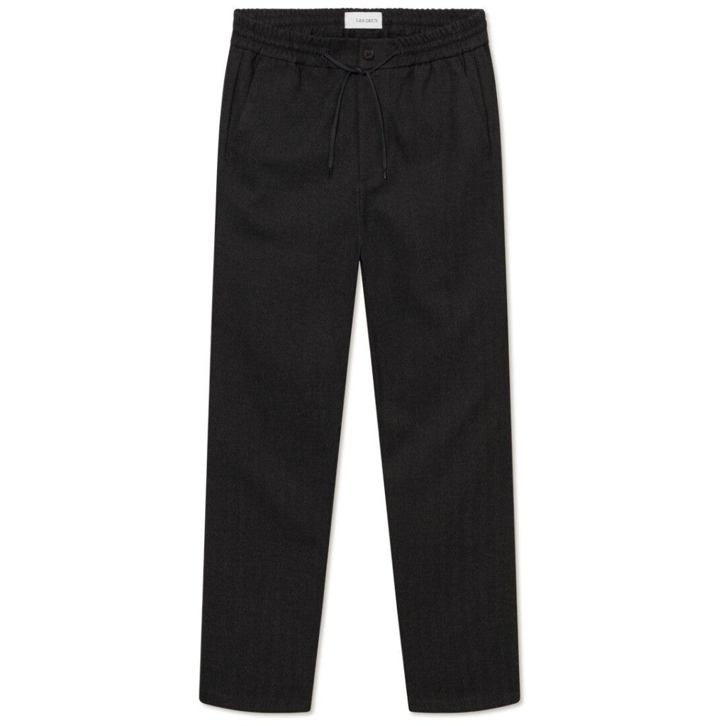 Como Herringbone Tapered Drawstring Pants