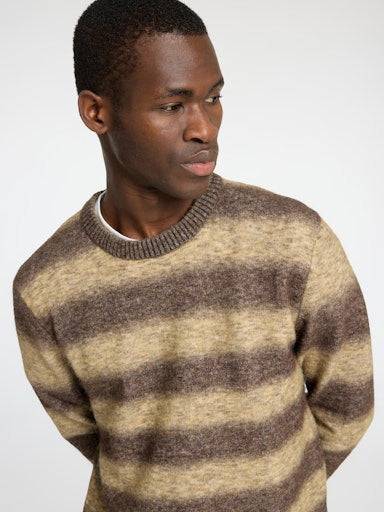 SLHRAI LS KNIT RELAXED OMBRE CREW NECK