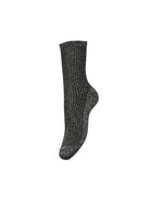 PCSEBBY GLITTER LONG STRIPE SOCK NOOS BC