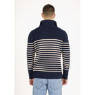 Zip merino wool knit