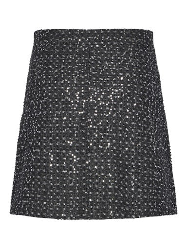 PCROBERTA HW MINI SEQUINS DENIM SKIRT