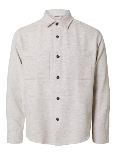 SLHREG-HANK HERRINGBONE OVERSHIRT