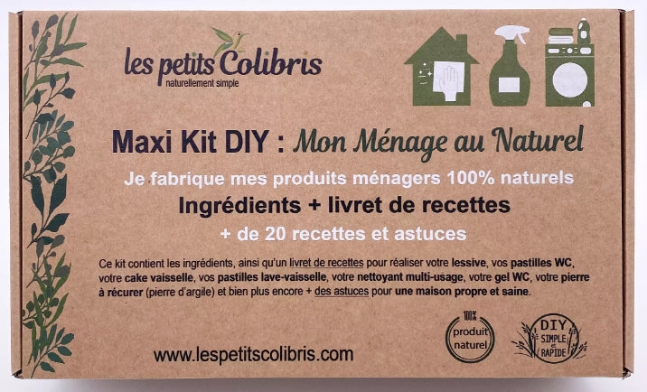 MAXI KIT DIY: Mon ménage au naturelle (+20 recettes )